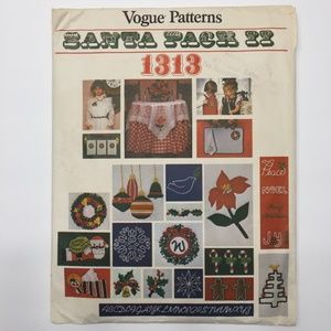 Vintage Vogue Granny Christmas Holiday Transfers
